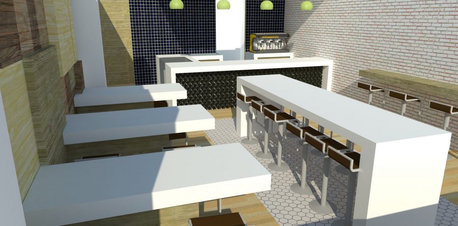 Interiorismo pizzería